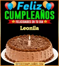 Felicidades en tu día Leonila